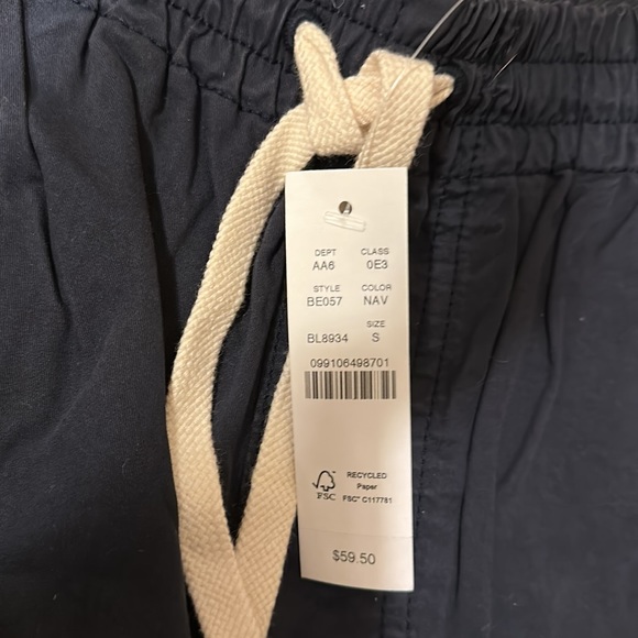 J Crew Men’s Cotton Short - Small, Navy NWT - Picture 2 of 4